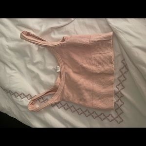 Pink crop top